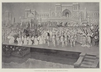 Konstantinopel in London, die spektakuläre Aufführung in Olympia